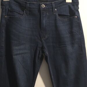 PAIGE Dark Blue Straight Jeans